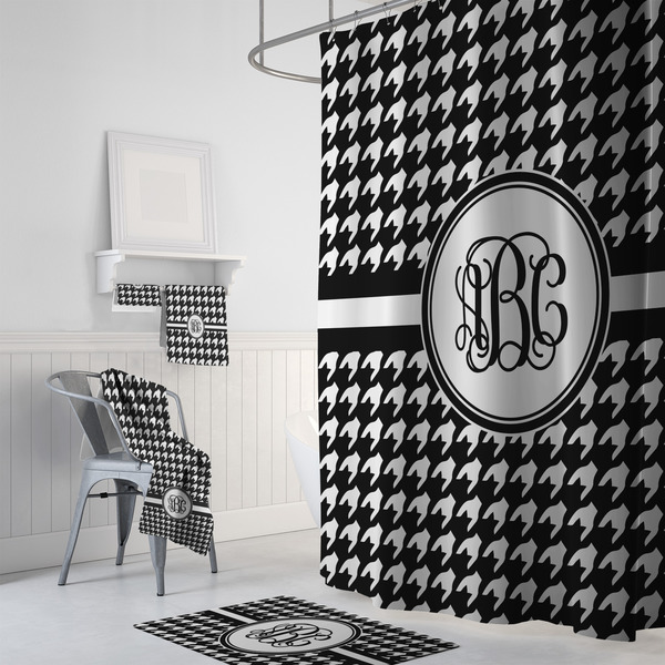 Houndstooth Bath Towel Sets - 3-piece - In Context