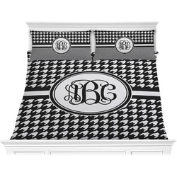 Houndstooth Comforter Set - King (Personalized)