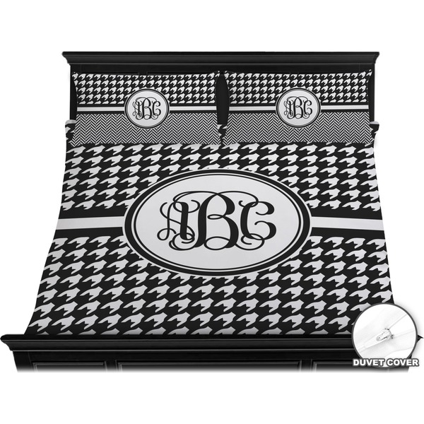 Houndstooth Bedding Set (King) - Duvet