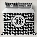 Houndstooth Duvet Cover Set - King (Personalized)