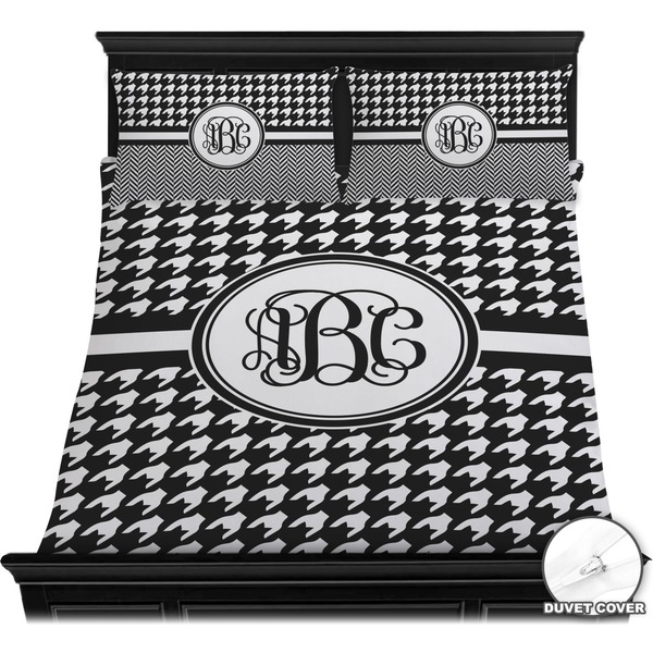 Houndstooth Bedding Set (Queen) - Duvet