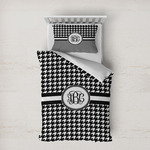 Houndstooth Duvet Cover Set - Twin XL (Personalized)