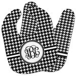 Houndstooth Baby Bib w/ Monogram