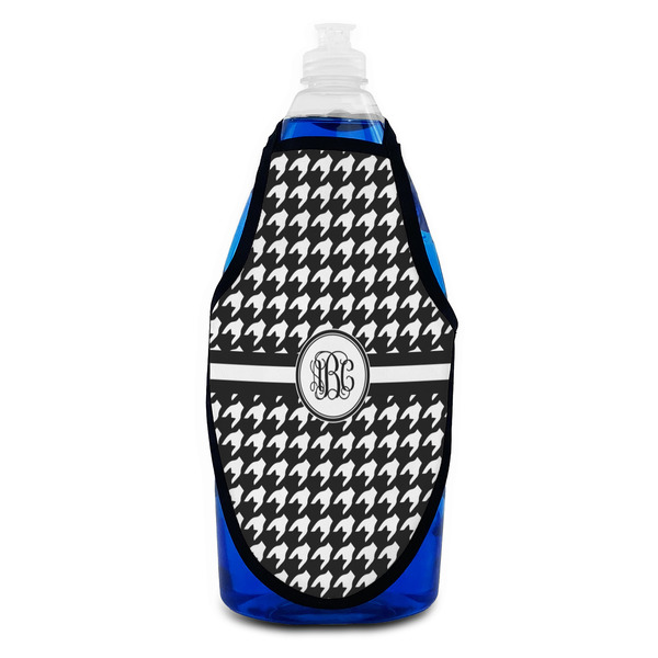 Houndstooth Bottle Apron - Soap - FRONT