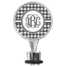 Houndstooth Wine Bottle Stopper (Personalized)