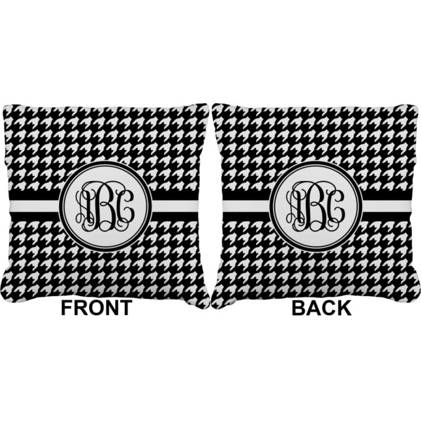 Houndstooth Burlap Pillow Approval