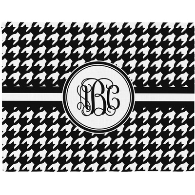 Houndstooth Woven Fabric Placemat - Twill w/ Monogram