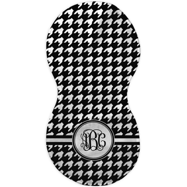 Houndstooth Burp Peanut Shaped Flat