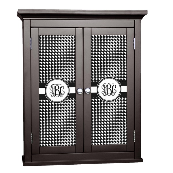 Custom Houndstooth Cabinet Decal - Large (Personalized)