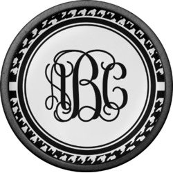 Houndstooth Cabinet Knob (Black) (Personalized)