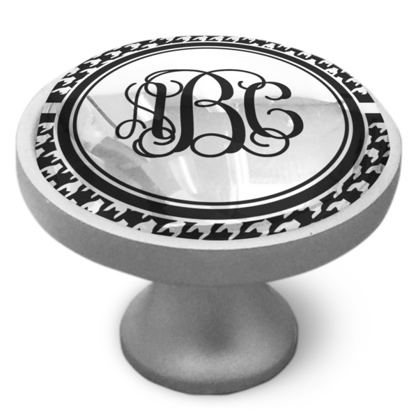 Custom Houndstooth Cabinet Knob (Personalized)