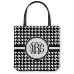 Houndstooth Canvas Tote Bag - Medium - 16"x16" (Personalized)