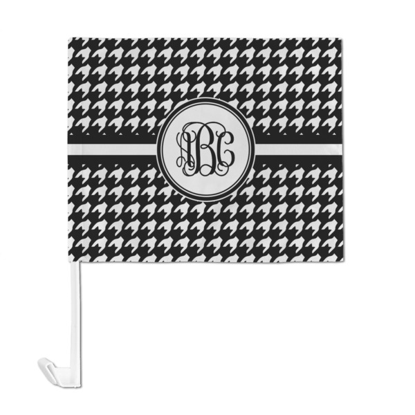 Houndstooth Car Flag - Large - FRONT