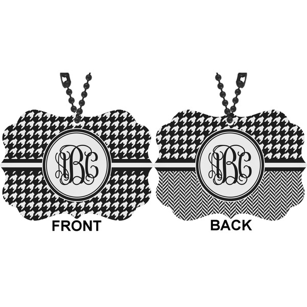Houndstooth Car Ornament (Approval)
