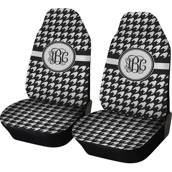 Custom Houndstooth Car Seat Covers (Set of Two) (Personalized)