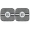 Houndstooth Car Sun Shades - FRONT