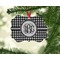 Houndstooth Christmas Ornament (On Tree)