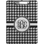 Houndstooth Clipboard (Personalized)