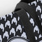Houndstooth Closeup of Tote w/Black Handles