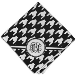 Houndstooth Cloth Dinner Napkin - Single w/ Monogram