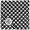 Houndstooth Cloth Napkins - Personalized Lunch (Single Full Open)