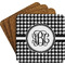 Houndstooth Coaster Set (Personalized)