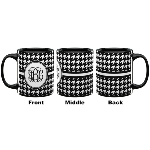 Houndstooth Coffee Mug - 11 oz - Black APPROVAL