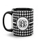 Houndstooth Coffee Mug - 11 oz - Black
