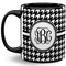 Houndstooth Coffee Mug - 11 oz - Full- Black