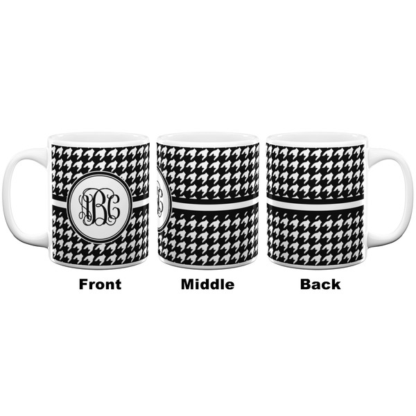 Houndstooth Coffee Mug - 11 oz - White APPROVAL