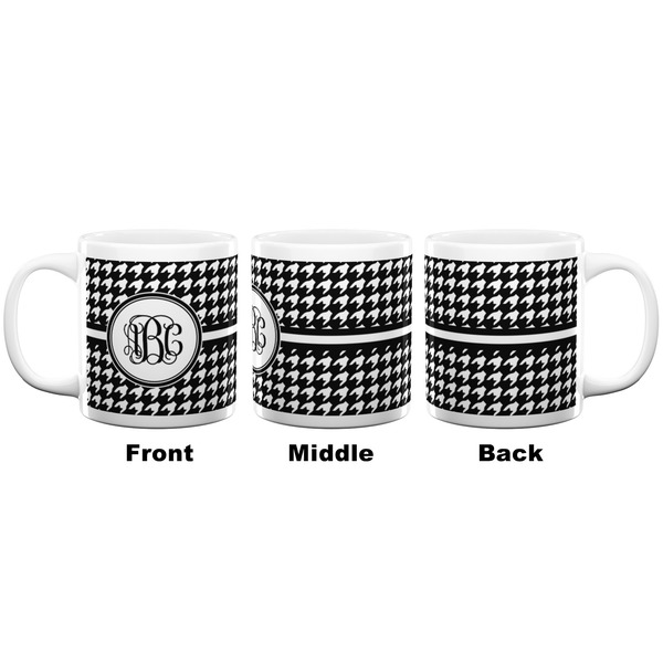 Houndstooth Coffee Mug - 20 oz - White APPROVAL