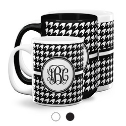 Houndstooth Coffee Mugs (Personalized)