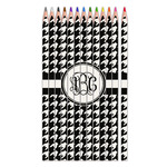 Houndstooth Colored Pencils (Personalized)