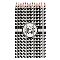 Houndstooth Colored Pencils (Personalized)