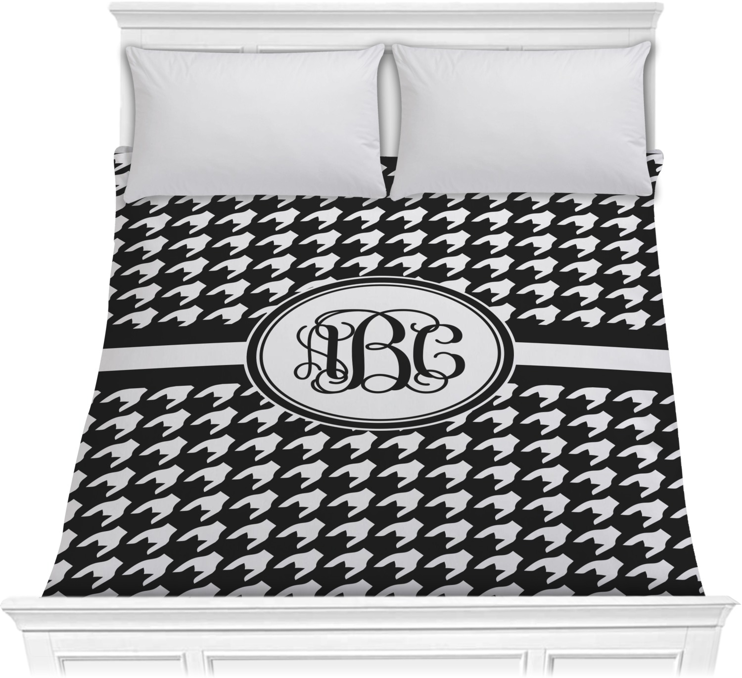 Houndstooth Comforter Full / Queen (Personalized) YouCustomizeIt