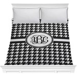 Houndstooth Comforter - Full / Queen (Personalized)