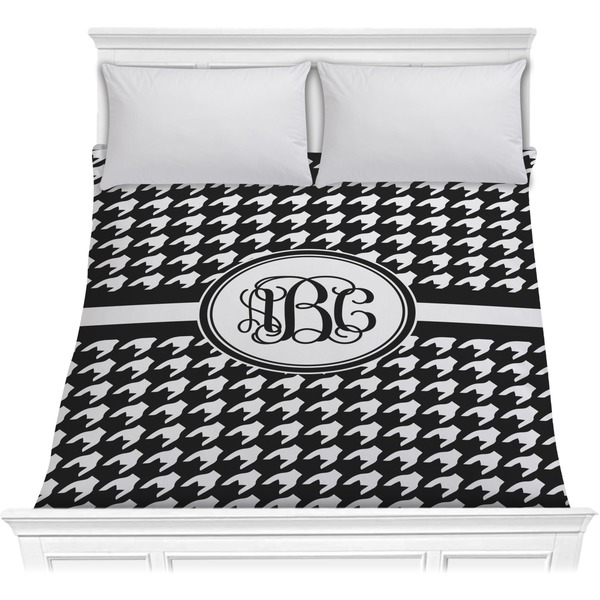 Custom Houndstooth Comforter - Full / Queen (Personalized)