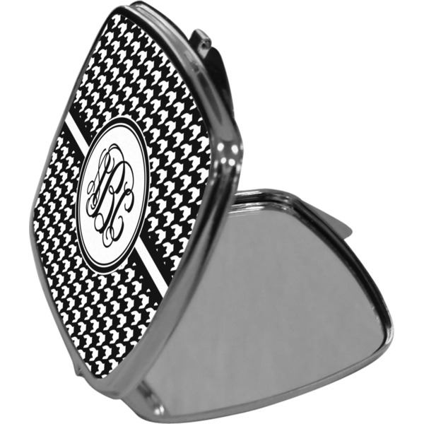 Houndstooth Compact Mirror (Side View)