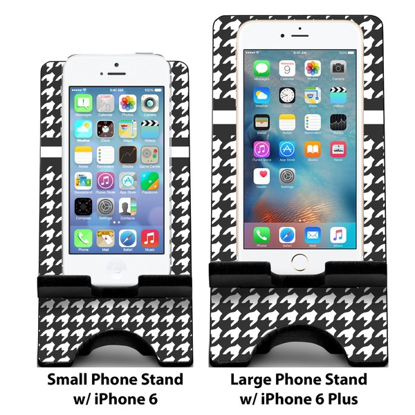 Houndstooth Compare Phone Stand Sizes - with iPhones