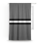 Houndstooth Curtain Panel - Custom Size