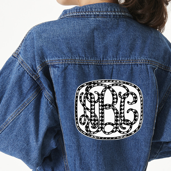 Custom Houndstooth Large Custom Shape Patch - 2XL (Personalized)