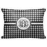 Houndstooth Decorative Baby Pillowcase - 16"x12" (Personalized)