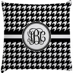 Houndstooth Decorative Pillow Case (Personalized)