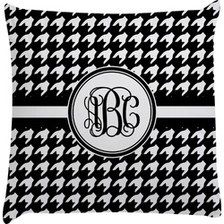 Houndstooth Decorative Pillow Case (Personalized)