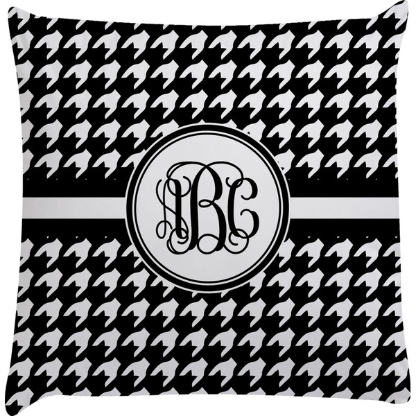 Custom Houndstooth Decorative Pillow Case (Personalized)