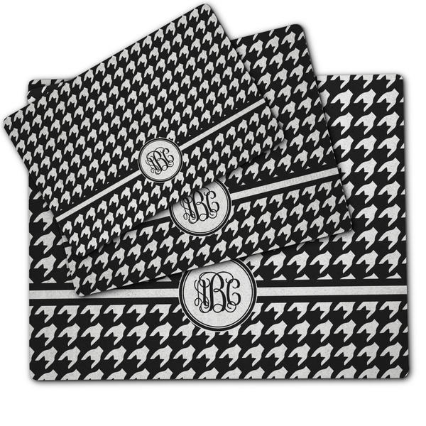Houndstooth Dog Food Mat - MAIN (sm, med, lrg)