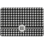Houndstooth Dog Food Mat w/ Monogram