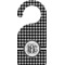 Houndstooth Door Hanger (Personalized)