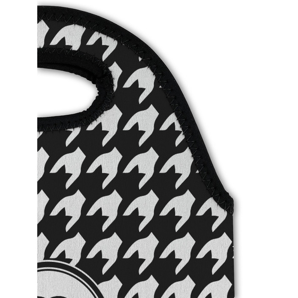 Houndstooth Double Wine Tote - Detail 1 (new)