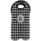 Houndstooth Wine Tote Bag (2 Bottles) (Personalized)